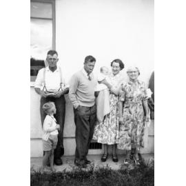 Outdoor Family Portrait with Baby and Young Child