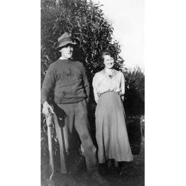 Outdoor Portrait of Rita Mason and Oswald Wellwood