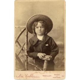 Studio Portrait of a Young Boy