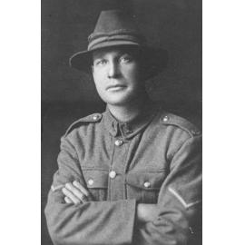 Portrait of Harry Gill in WW1 Uniform