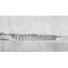 Railway Bridge at Wadi Ghuzze, near Gaza, Palestine