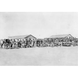 Group of Soldiers at Training Camp, WW1