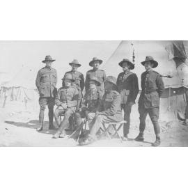 Soldiers In Front of Tents, WW1
