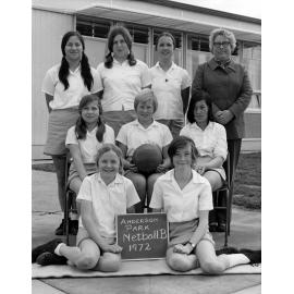 Anderson Park School Netball 1972