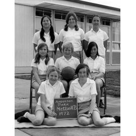 Anderson Park School Netball 1972