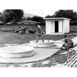 Laying Concrete Anderson Park School