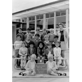 Anderson Park School New Entrants 1970