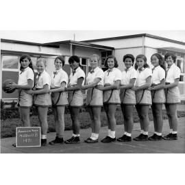 Anderson Park School Netball 1971