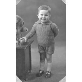 Studio Portrait of a Young Boy