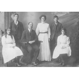 Studio Portrait of Terreni Family