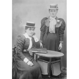 Studio Portrait of Two Women