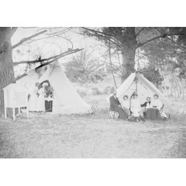 Family Picnic with Tents