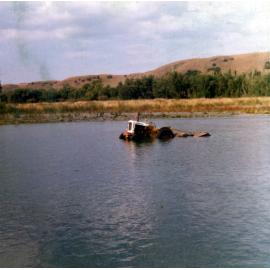 Tractor in Water