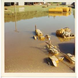 Flooded Workyard