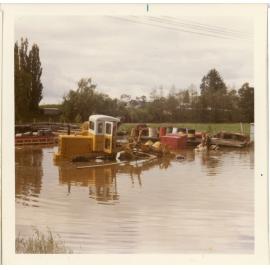 Machinery Submerged in Water