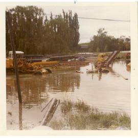 Flooded Paddock and Machinery