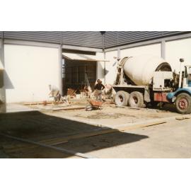 Workers Laying Concrete