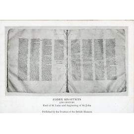 Codex Sinaiticus 4th Century