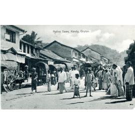 Native Town Kandy, Ceylon