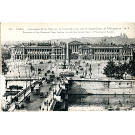 Panorama of the Concorde Place Paris