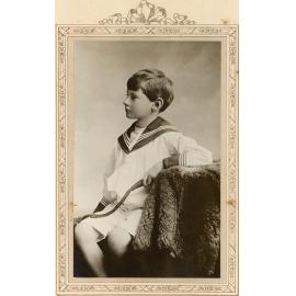 Studio Portrait of Young Boy
