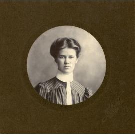 Studio Portrait of Young Woman