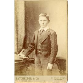 Studio Portrait of a Young Boy
