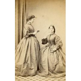 Studio Portrait of Two Women