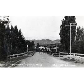 Havelock North Bridge Looking Towards Te Mata Peak