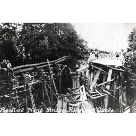 Havelock North Bridge After the Earthquake