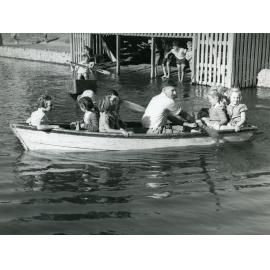 Row Boat with Children