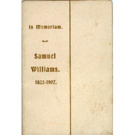 In Memoriam. Samuel Williams