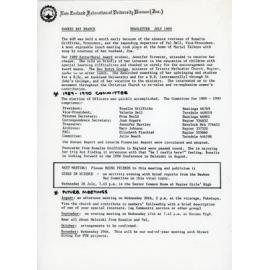 New Zealand Federation of University Women - Newsletter July 1989