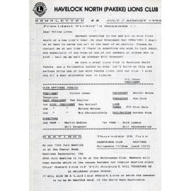 Pakeke Lions Club Newsletter