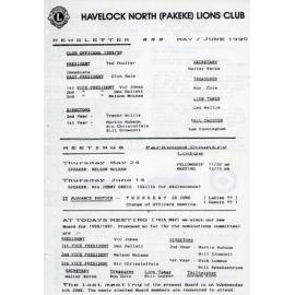 Pakeke Lions Club Newsletter
