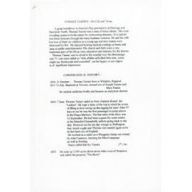 Thomas Tanner, His Life and Times