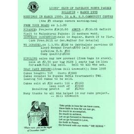 Bulletin March 1999