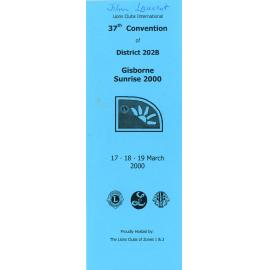 Lions Club International 37th Convention