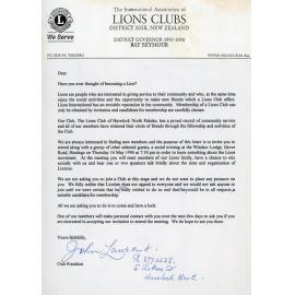 Lions Cubs Correspondence