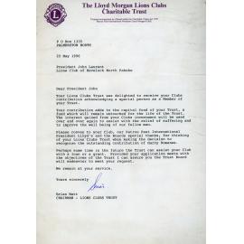  Lloyd Morgan Lions Club Charitable Trust