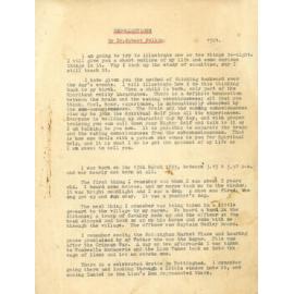 Recollections by Dr Robert Felkin