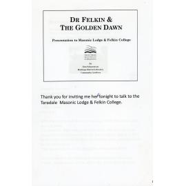 Transcript of a Talk on The Golden Dawn