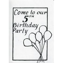 Birthday Invitation Te Mata Toastmasters