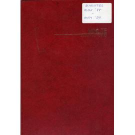 Minute Book Belonging to Te Mata Toastmasters 