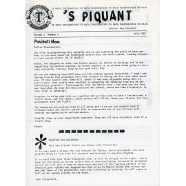 S'Piquant July 1983