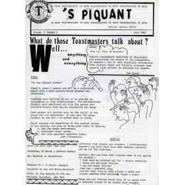 S'Piquant July 1985