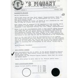 S'Piquant October 1983