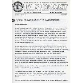 S'Piquant July 1984