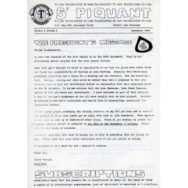 S'Piquant September 1984