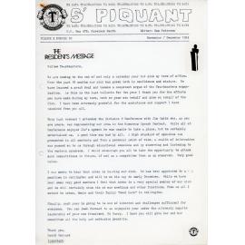 S'Piquant November/December 1984